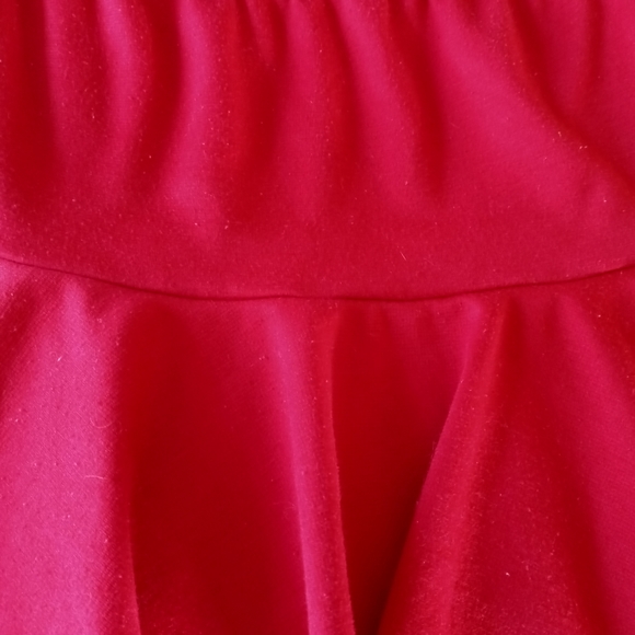 Red strapless mini dress - Picture 6 of 7